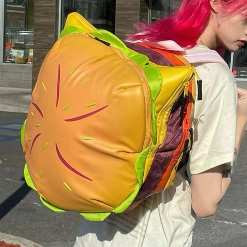 Cheeseburger backpack shopping - cheeseburger,